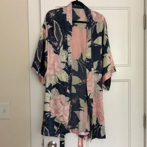 Floral Short Robe